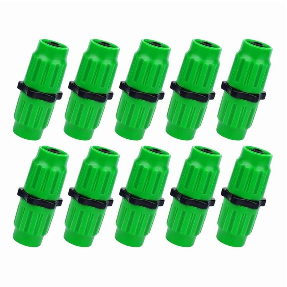 Expandable Garden Hose Repair Kit,10PC Dual-Channel Female Male Connectors Pockets for 3/4In 5/8In