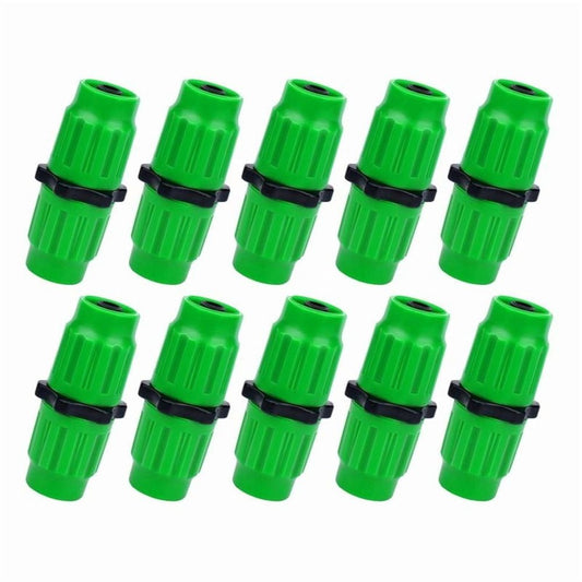 Expandable Garden Hose Repair Kit,10PC Dual-Channel Female Male Connectors Pockets for 3/4In 5/8In