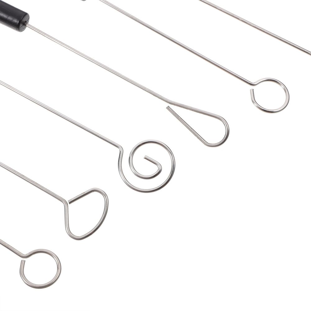 10Pcs Practical Design Candy Dipping Tools with Comfortable Handles for Fondue Use