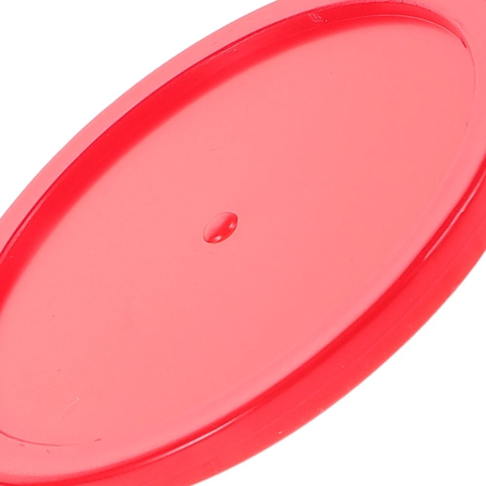 Red Plastic Ice Hockey Training Pucks 6-Pack for Wet Weather and Rainy Day Practice Sessions