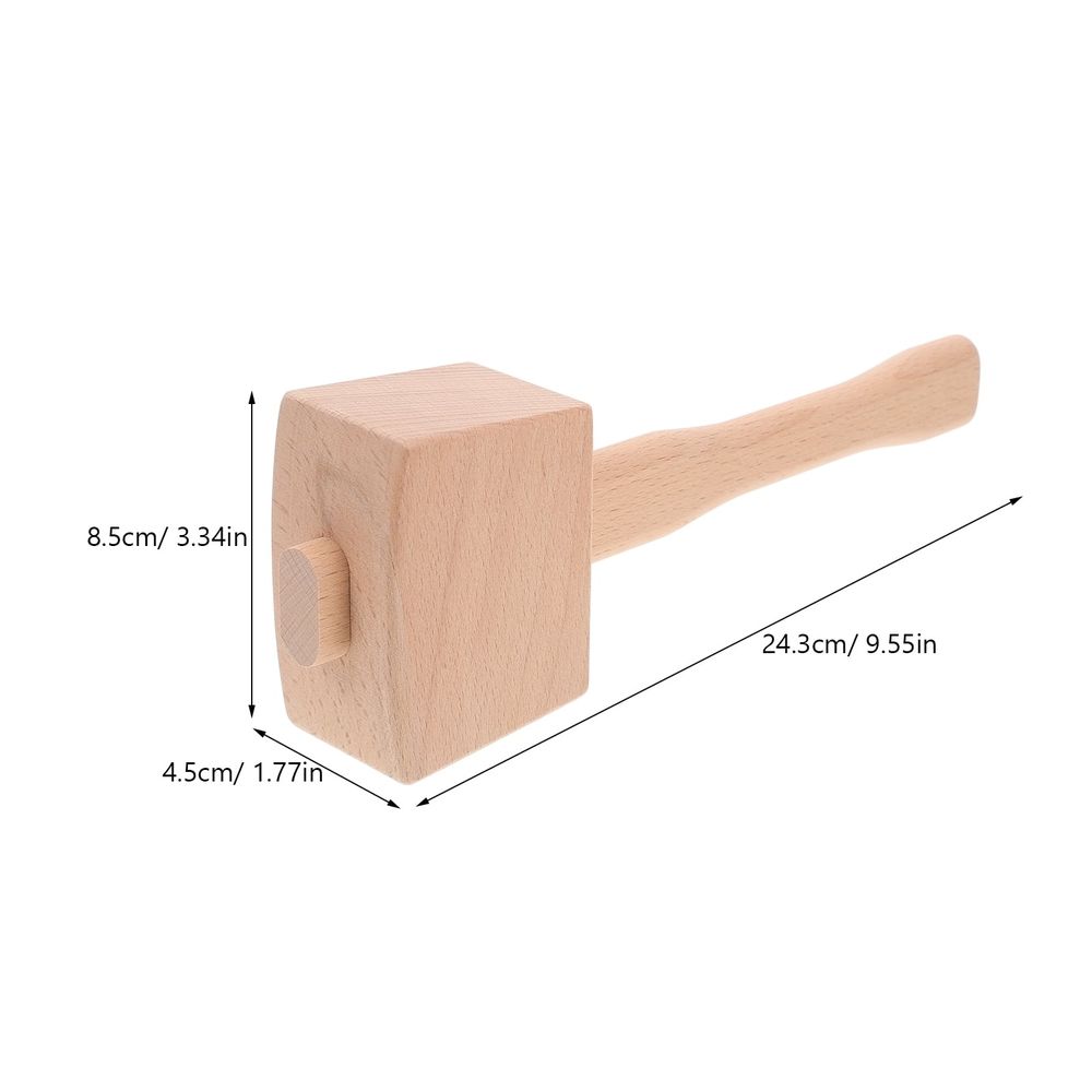 Woodworking Hammer Wooden Mallet Durable Sturdy Leathercraft Use