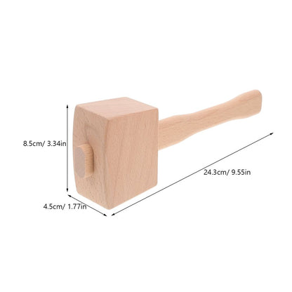 Woodworking Hammer Wooden Mallet Durable Sturdy Leathercraft Use