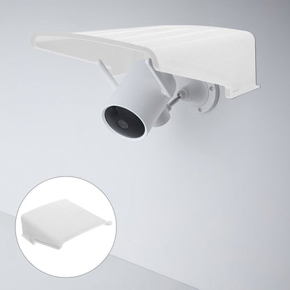 White Plastic Camera Protector Cover Weatherproof Outdoor Rain Shield 3Pcs