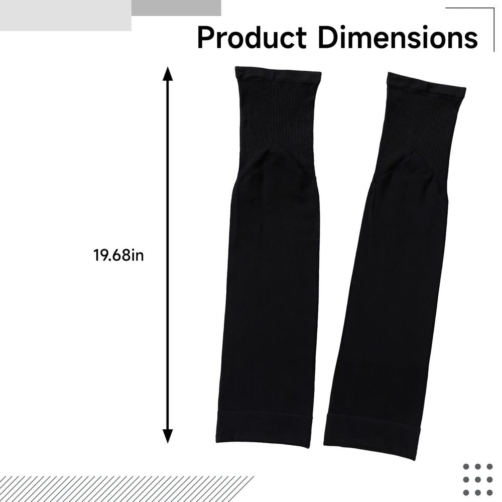 Sunlight Protection Leg Sleeves for Men and Women, High Elasticity Breathable Knee and Leg Compression Sleeves, 3 Pairs for Basketball, Running, Cycling, and Sports