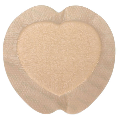 Wound Bandage, Strong Absorbency Silicone Foam Pad Waterproof 18x18cm7.09x7.09in Breathable For Pressure Ulcer
