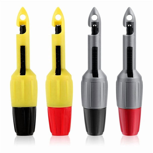 4pcs Wire Piercing Probe Kit, 0.08in and 0.16in Insulation Puncture Wire Probe Piercing Clip Test Probe Tool