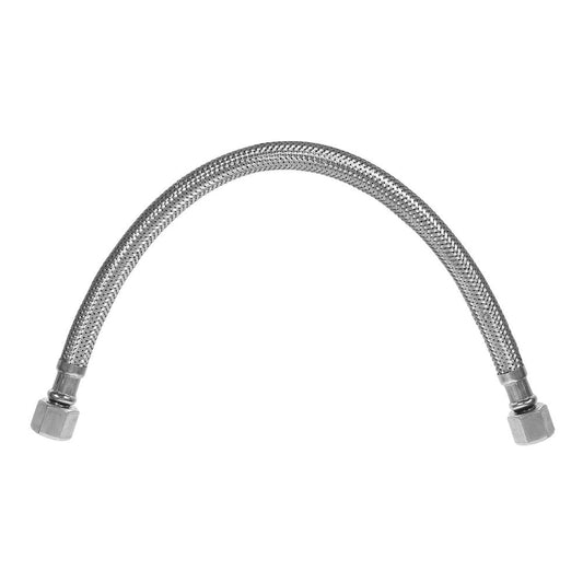 Air Compressor Hose Stainless Steel 1Set 14Mm Inner Diameter 13.8In Length