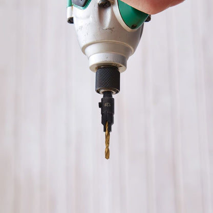 Heat Treated Golden Woodworking Drill Bit Splitter Set for Precise and Efficient Wood Drilling Tasks
