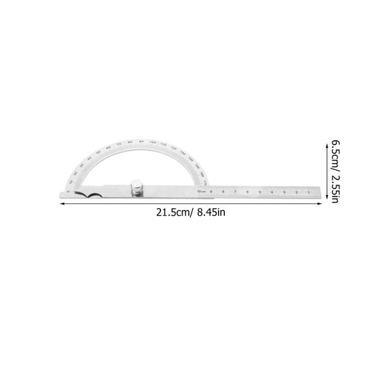 Stainless Steel Protractor Angle Finder Tool for Woodworking, Construction, Carpentry and Projects