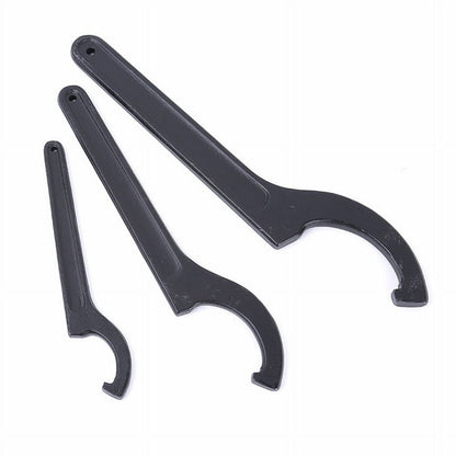 Special Spanner Wrench for Water Meter with Hook Repair Tool Square Black 22MM-160MM