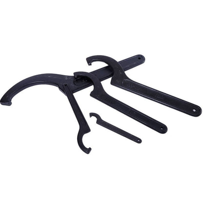 Special Spanner Wrench for Water Meter with Hook Repair Tool Square Black 22MM-160MM