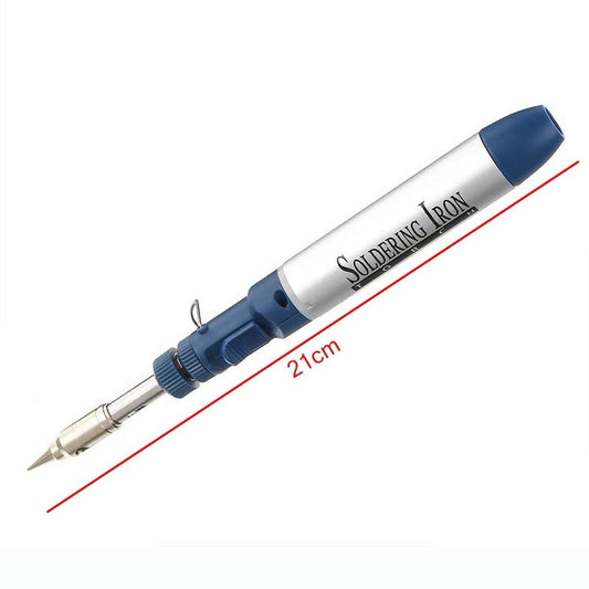 Metal Gas Soldering Iron Kit Welding Pen Burner Tool Cutting Metal Plate Professional Blue