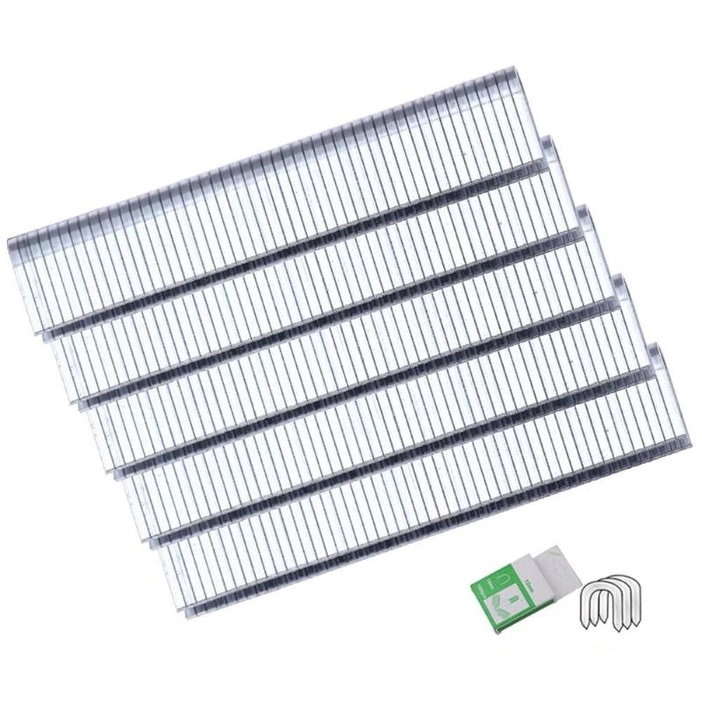 1000Pcs U-Shaped Staples for 3 Way Staple Gun Stapler Machine Silver