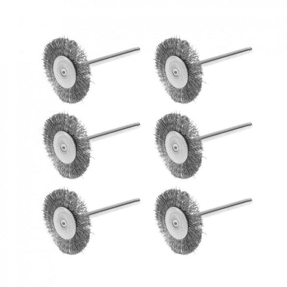 36Pcs Wire Steel Brass Brushes Set Polishing Brush Wheels Set for Dremel Rotary Tool