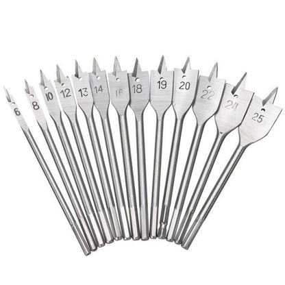 Flat Wood Spade Drill Bit Hole Cutter Woodworking Carbon Steel Titanium Gold 14mm
