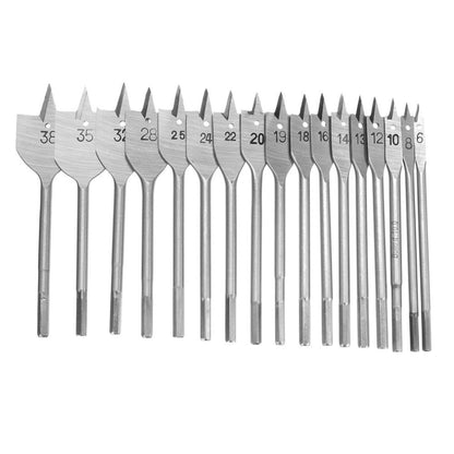 Flat Wood Spade Drill Bit Hole Cutter Woodworking Carbon Steel Titanium Gold 14mm