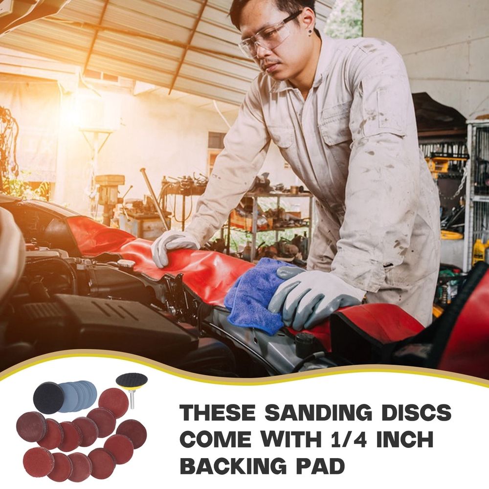 Drill Attachment Sander Set with 120 Grit and 80 Grit Sanding Discs for Efficient and Grinding Tasks