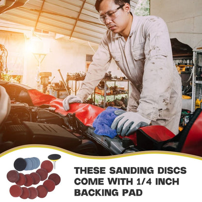 Drill Attachment Sander Set with 120 Grit and 80 Grit Sanding Discs for Efficient and Grinding Tasks