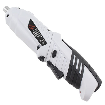 Foldable Electric Screwdriver, Rechargeable Cordless Screwdriver with USB Cable, Small Power Drill Set with Adjustable Torque and LED Light, for Home, Office, and DIY Tool Projects