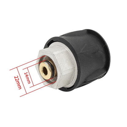 High Pressure Washer Adapter, Hose Adapter Quick Connect, Brass M22 Washer Gun Hose Pipe Convert Tool(M22 Fitting Hose Connector)