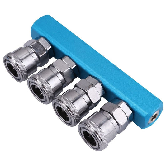 Quick Connect Air Fittings, Solid Stainless Steel Pneumatic Couplers for Easy Use
