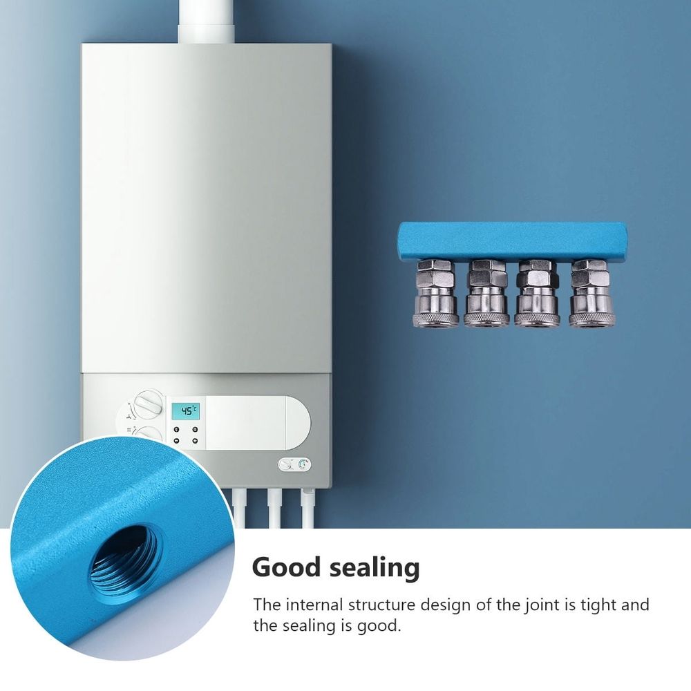 Quick Connect Air Fittings, Solid Stainless Steel Pneumatic Couplers for Easy Use