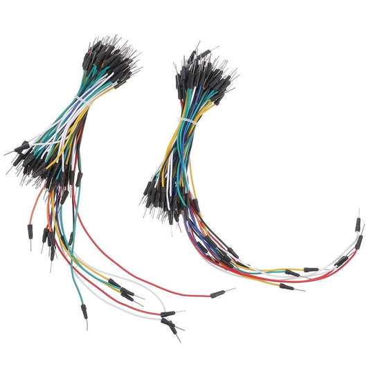 Assorted Jumper Wire Compatible with Male Pins for Breadboard Projects