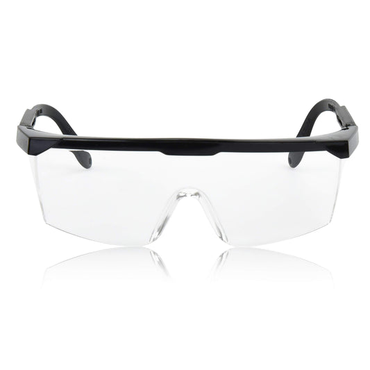 Protective Safety Glasses with Clear Lenses Splash Windproof Dustproof Goggles UV Protected Light Weight Wrap Around Glasses