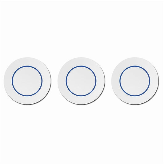 Scene Button Push Switch Smart Home Automation Scenario Controller Intelligent Linkage Tuya Devices,3 x Wireless Push Switch