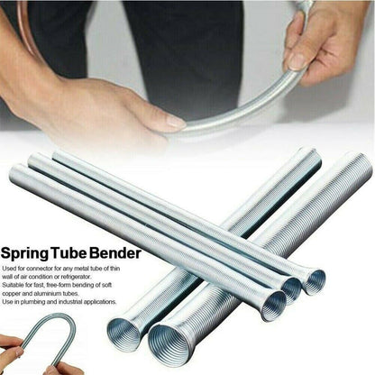 5Pcs Spring Tube Bender Tubing Steel Refrigerant Line Pipe Set Bending Tool