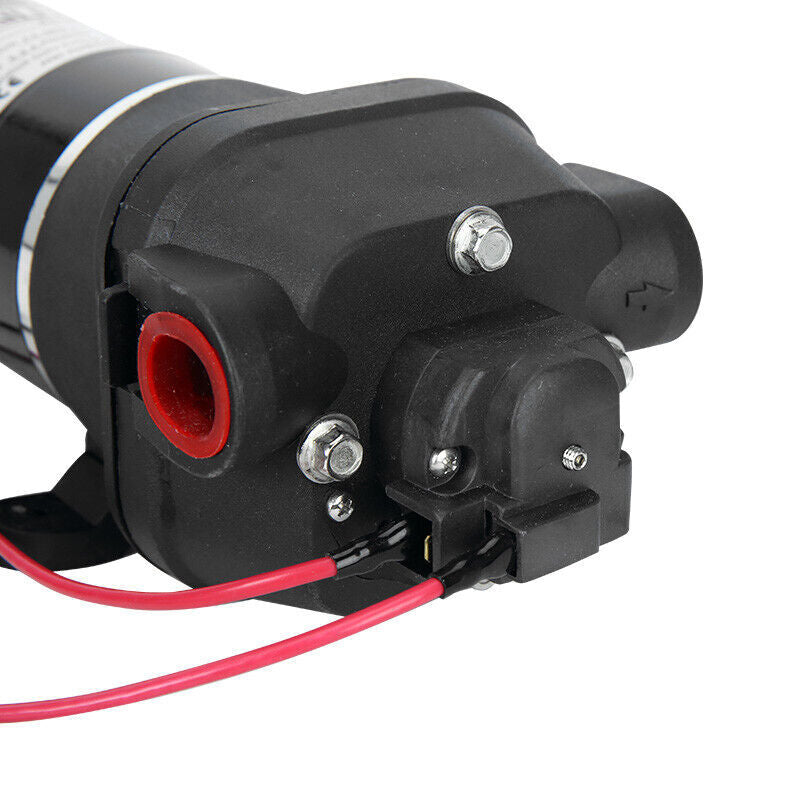 12V Water Pump 17LPM High Pressure Self-Priming for Caravan Camping Boat Marine