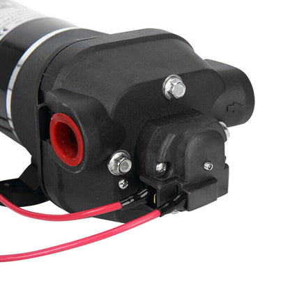 12V Water Pump 17LPM High Pressure Self-Priming for Caravan Camping Boat Marine