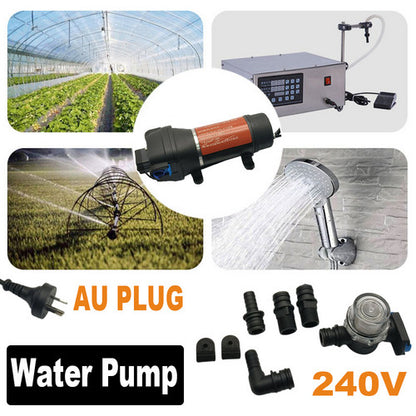 High Pressure Water Pump 45PSI for Camping Caravan Garden Caravan Boat Marine