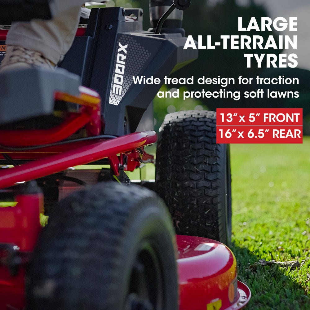 BAUMR-AG 30 Inch 48V Electric Ride On Lawn Mower Brushless Lawnmower 30" - 300RX