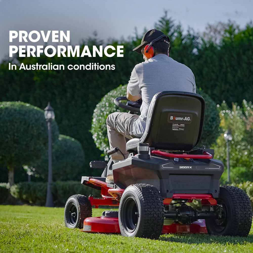 BAUMR-AG 36 Inch 48V Electric Ride On Lawn Mower Brushless Lawnmower - 360RX