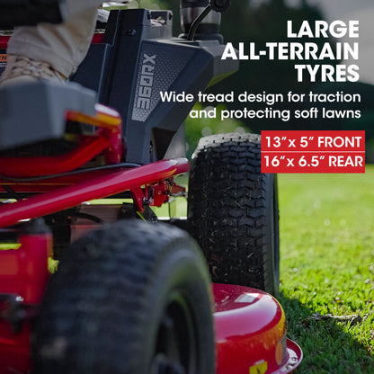 BAUMR-AG 36 Inch 48V Electric Ride On Lawn Mower Brushless Lawnmower - 360RX