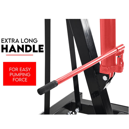 2 Ton Hydraulic Engine Crane Folding Hoist Stand Mobile Lifter Workshop Lift