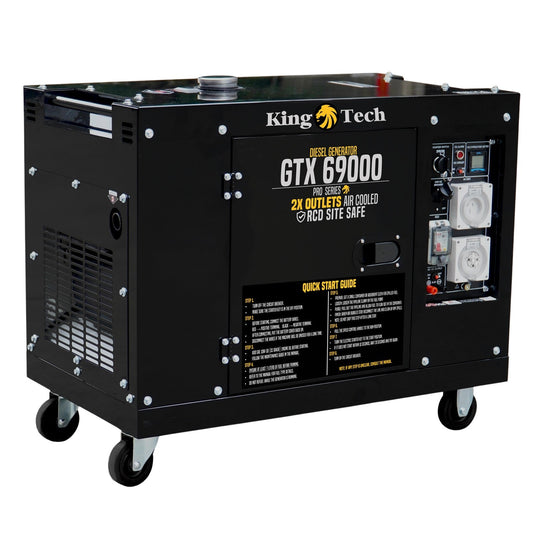 KINGTECH 8.4kW Max 6kW Rated Diesel Generator Single Phase