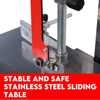 10" Meat Bandsaw Cutting Table & Mincer Band Saw Sausage Grinder Filler