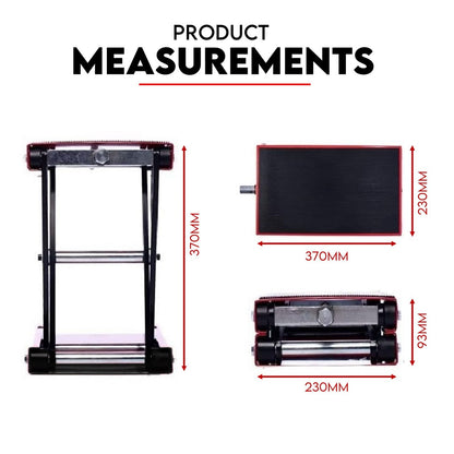500kg Motorcycle Lift Scissor Jack Work Stand Motorbike Heavy Duty Bike