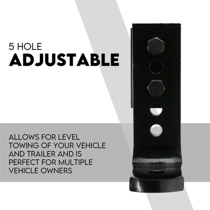Adjustable Drop Towbar Tow Bar Ball Mount Tongue 2" Hitch Trailer 4000kg