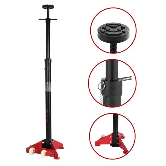 Under Hoist Stand 1650lbs 3/4Ton Movable Pole Jack Heavy Duty Support Car Lift