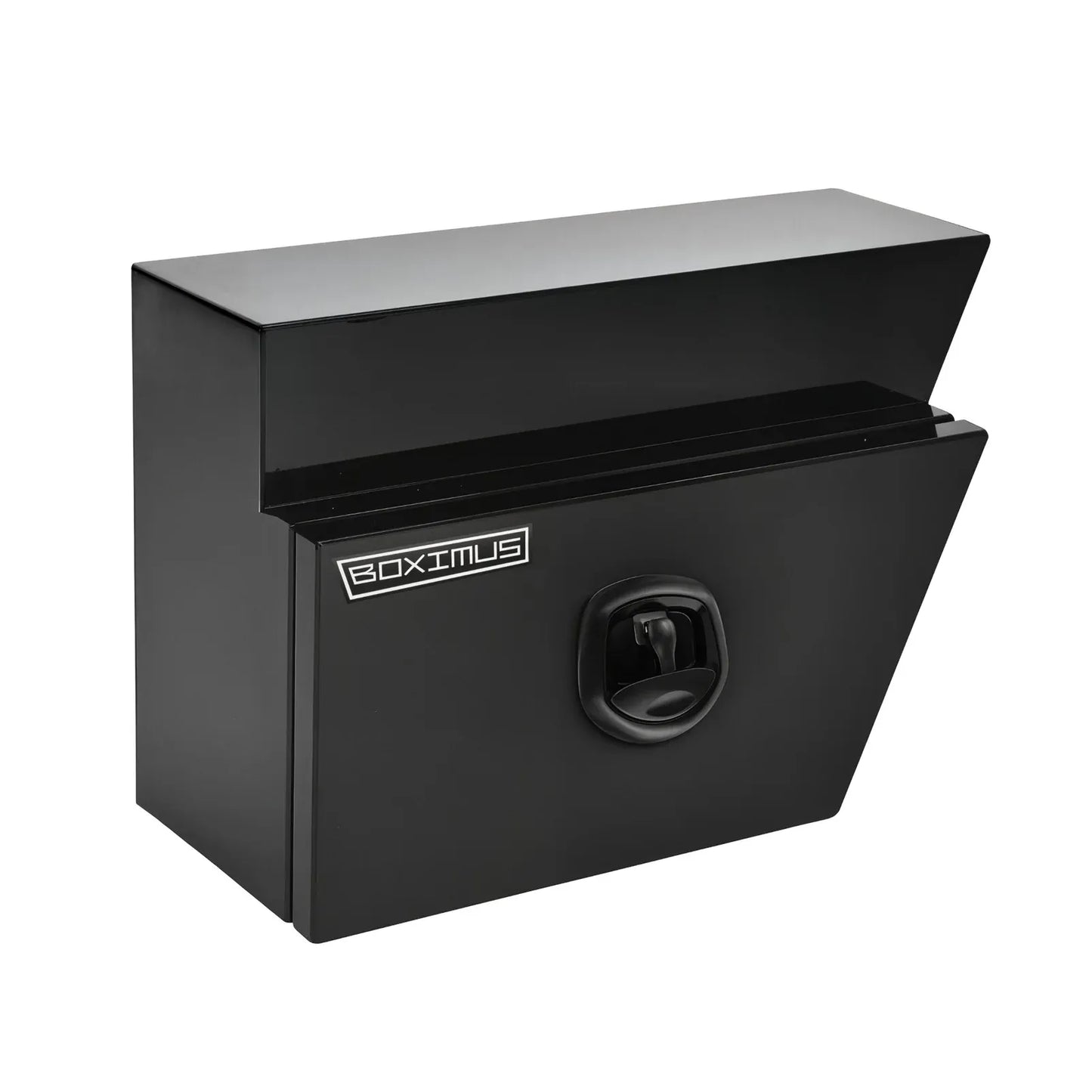 Under Tray Tool Box Underbody Pair Set 600mm Black Aluminium