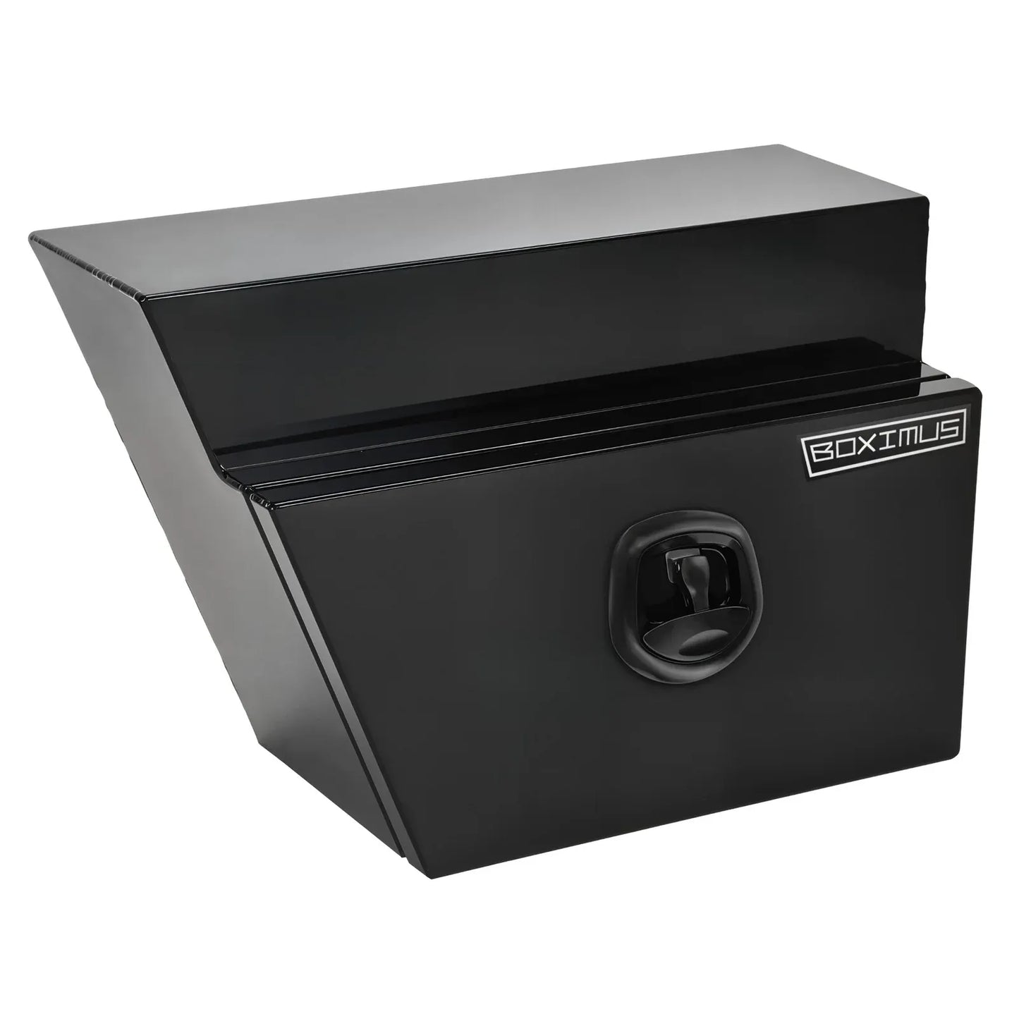 Under Tray Tool Box Underbody Pair Set 600mm Black Aluminium