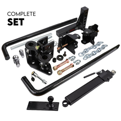 800lbs Weight Distribution Hitch System Load Leveller Caravan Anti Sway Bars