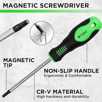 SWANLAKE 86-Piece Magnetic Screwdriver Set Nut Drivers Replaceable Screwdriver Bits