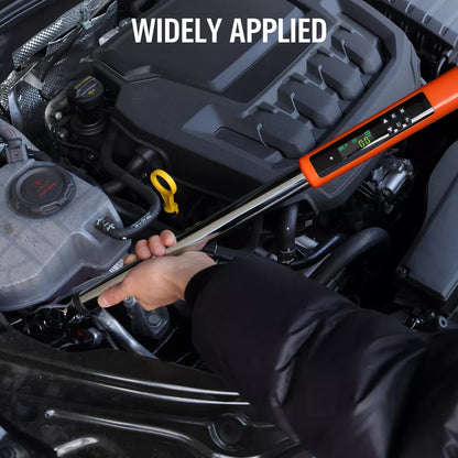 HORUSDY 1/2" Drive Digital Torque Wrench, 25-250Ft.lb / 34-340N.m, 2% Accuracy LED Display with Socket Adaptors