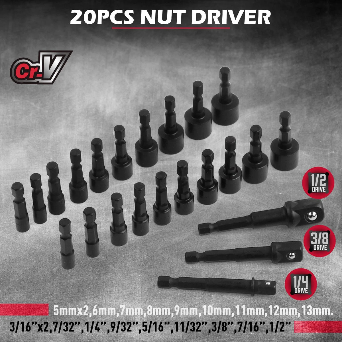 SEDY 232-Piece Ultimate Screwdriver Bit Set, Cr-V Impact Driver Bit Set Includes Security Bits