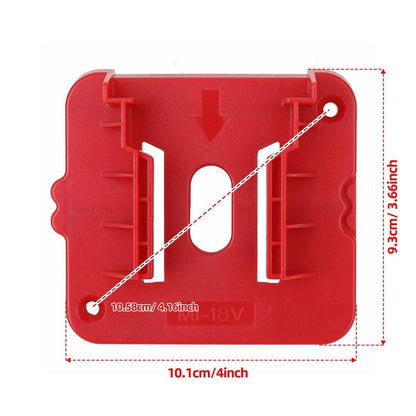 For Milwaukee M18 18V Battery Dock Holder Base Compatible with 48-11-1815 Tools