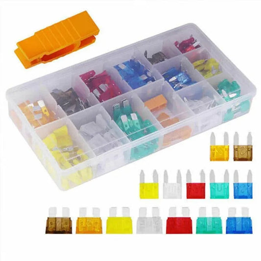 300Pcs Car Blade Fuses Assortment Assorted Kit Blade Set Auto Truck Automotive